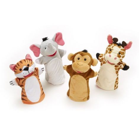 Set 4 papusi de mana Zoo Melissa and Doug - imagine 8